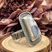 Ladda upp bild till gallerivisning, Oxiderad ring med dendrit opal