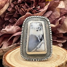Ladda upp bild till gallerivisning, Oxiderad ring med dendrit opal