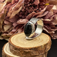 Ladda upp bild till gallerivisning, Ring med svart onyx