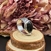 Ladda upp bild till gallerivisning, Ring med svart onyx
