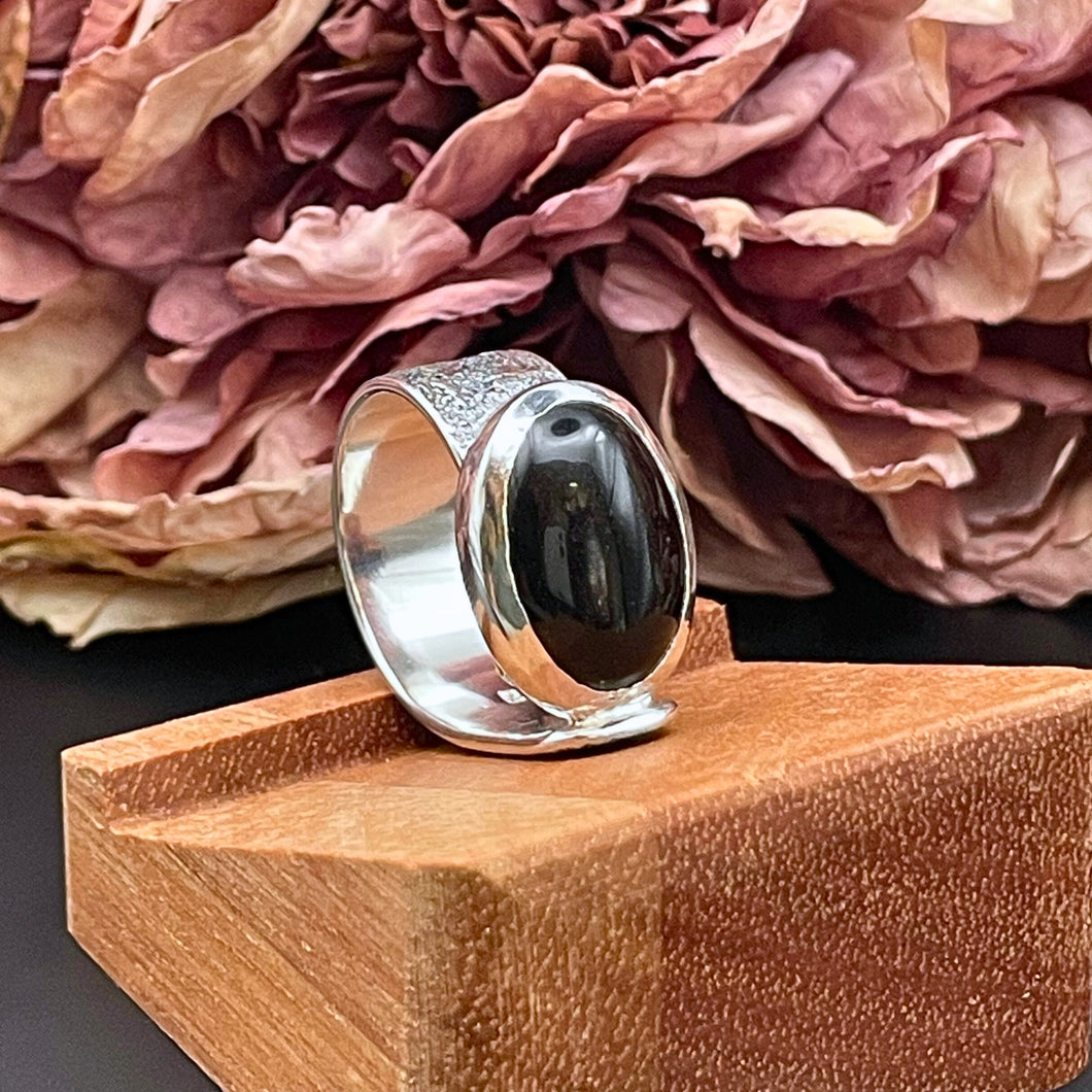 Ring med svart onyx
