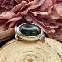 Ladda upp bild till gallerivisning, Ring med svart onyx
