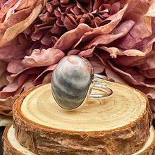 Ladda upp bild till gallerivisning, Ring med agat