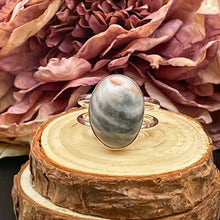 Ladda upp bild till gallerivisning, Ring med agat