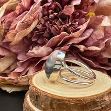 Ladda upp bild till gallerivisning, Ring med agat