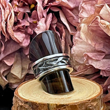 Ladda upp bild till gallerivisning, Ring med oxiderad fläta