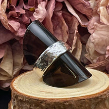 Ladda upp bild till gallerivisning, Hamrad bred ring