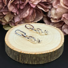 Ladda upp bild till gallerivisning, Hängande länkörhängen